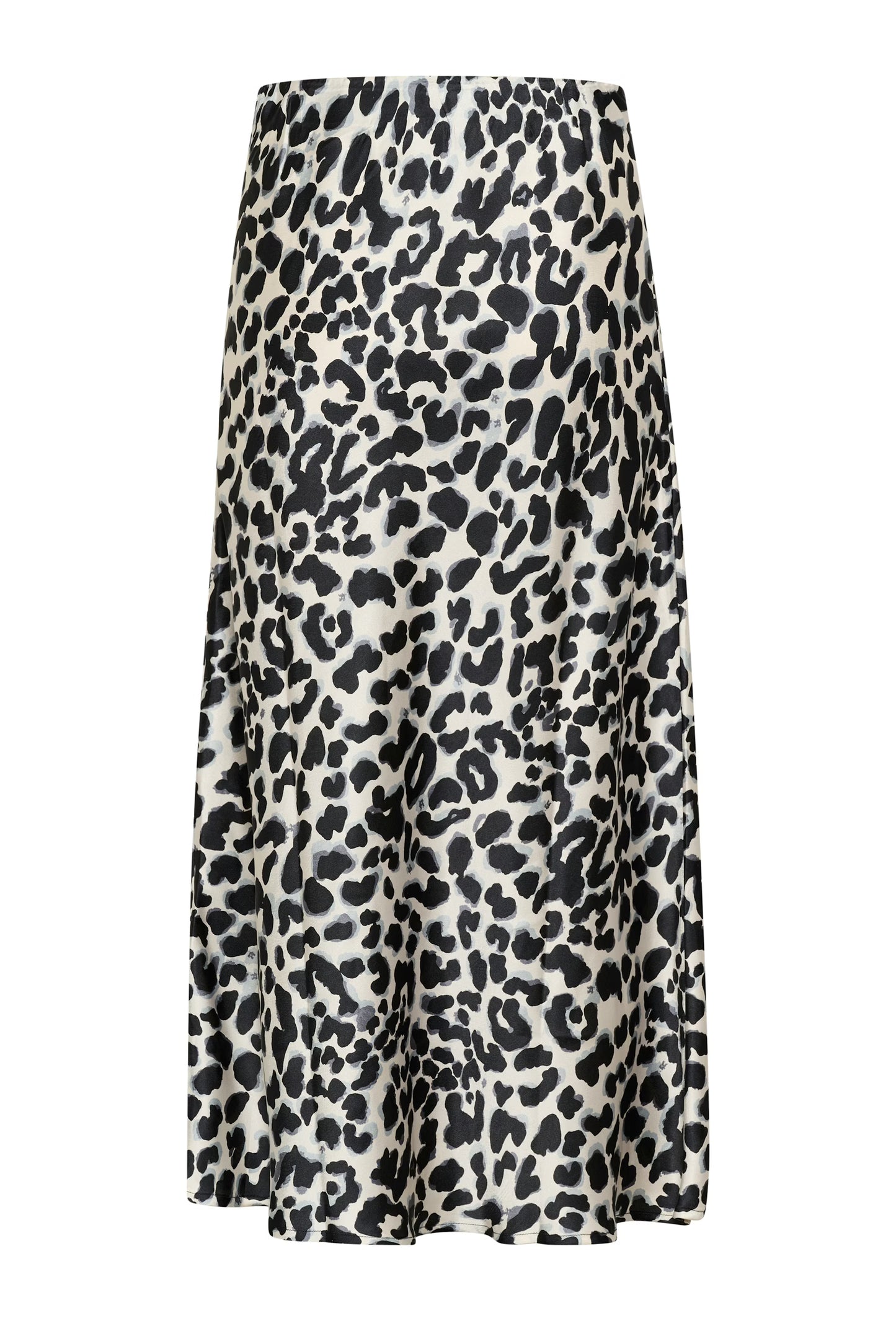 Leopard Print Skirt -  Grey Leopard & Brown Leopard