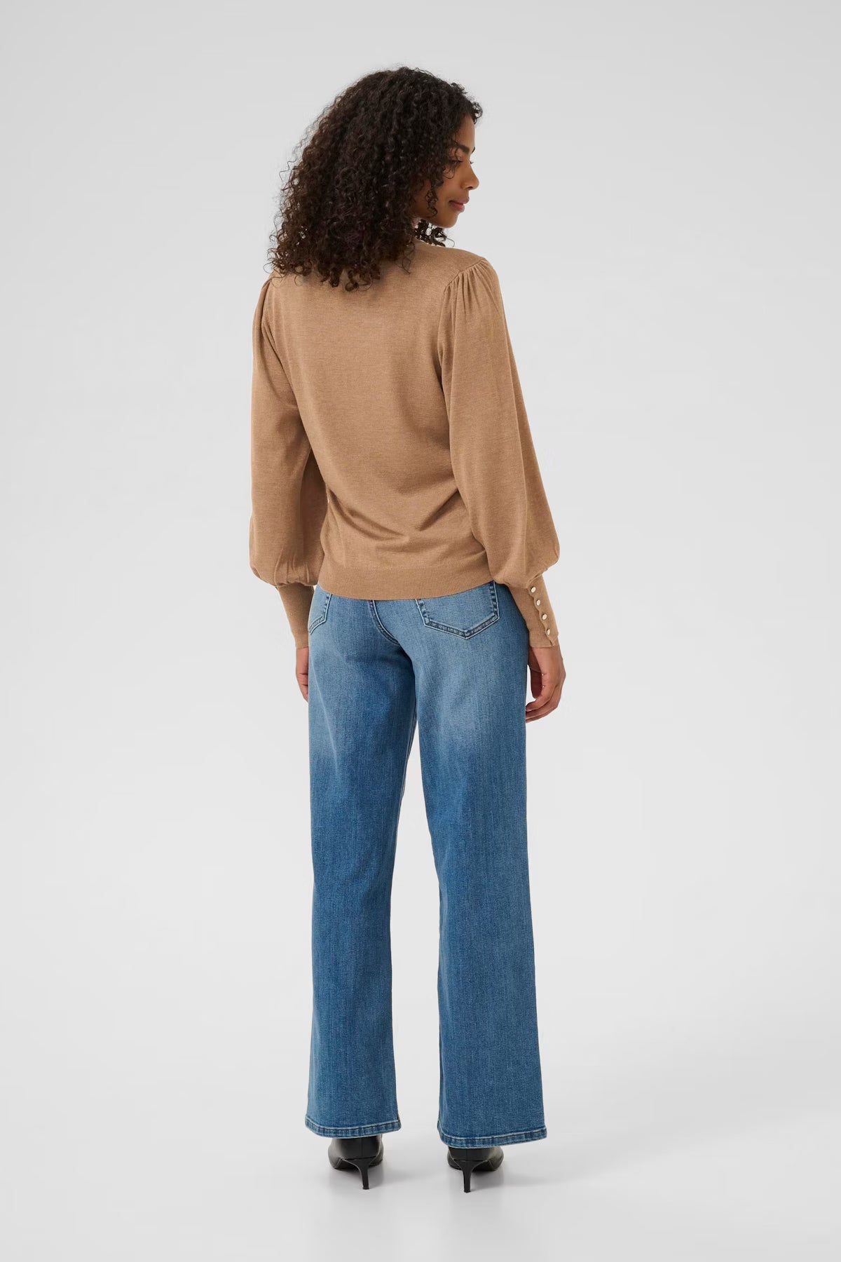 Camel Long Sleeve Jumper