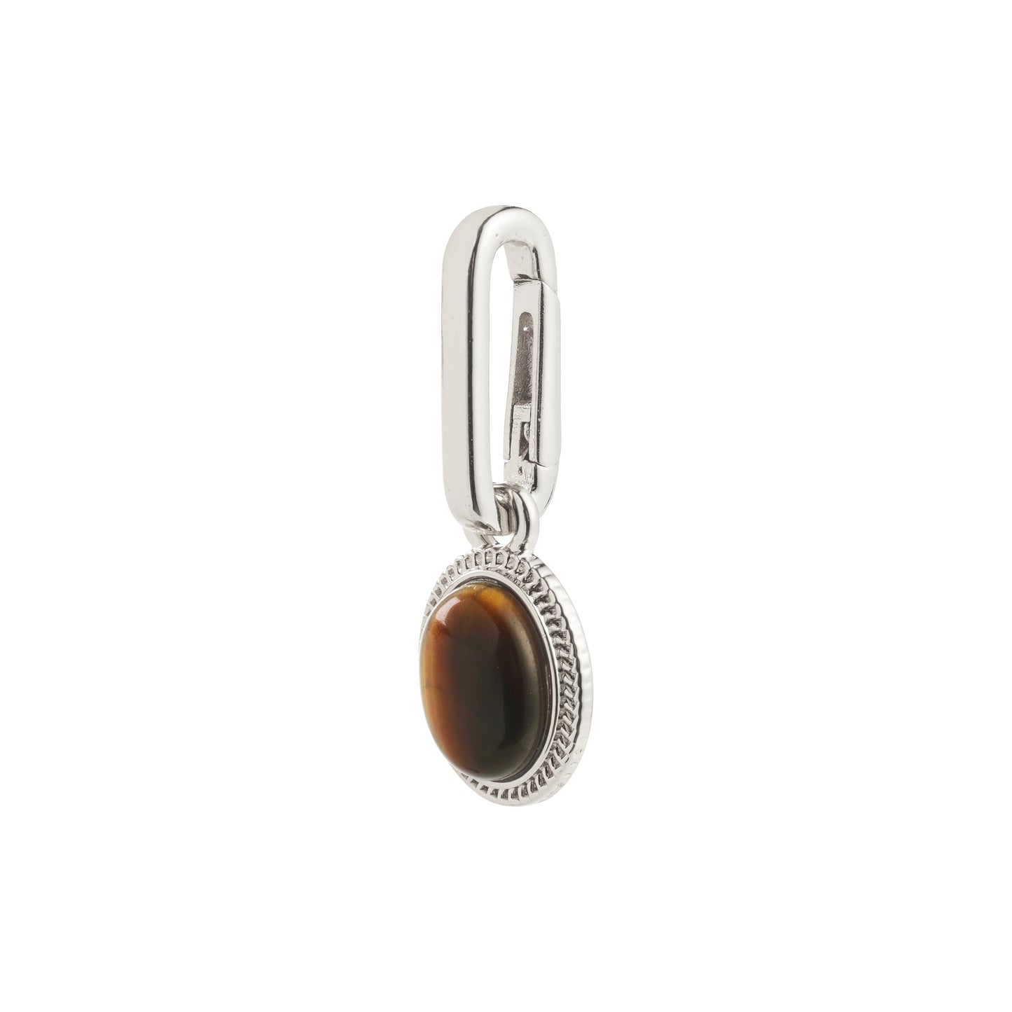 Tigers Eye Stone Pendant - Silver Plated (Copy)