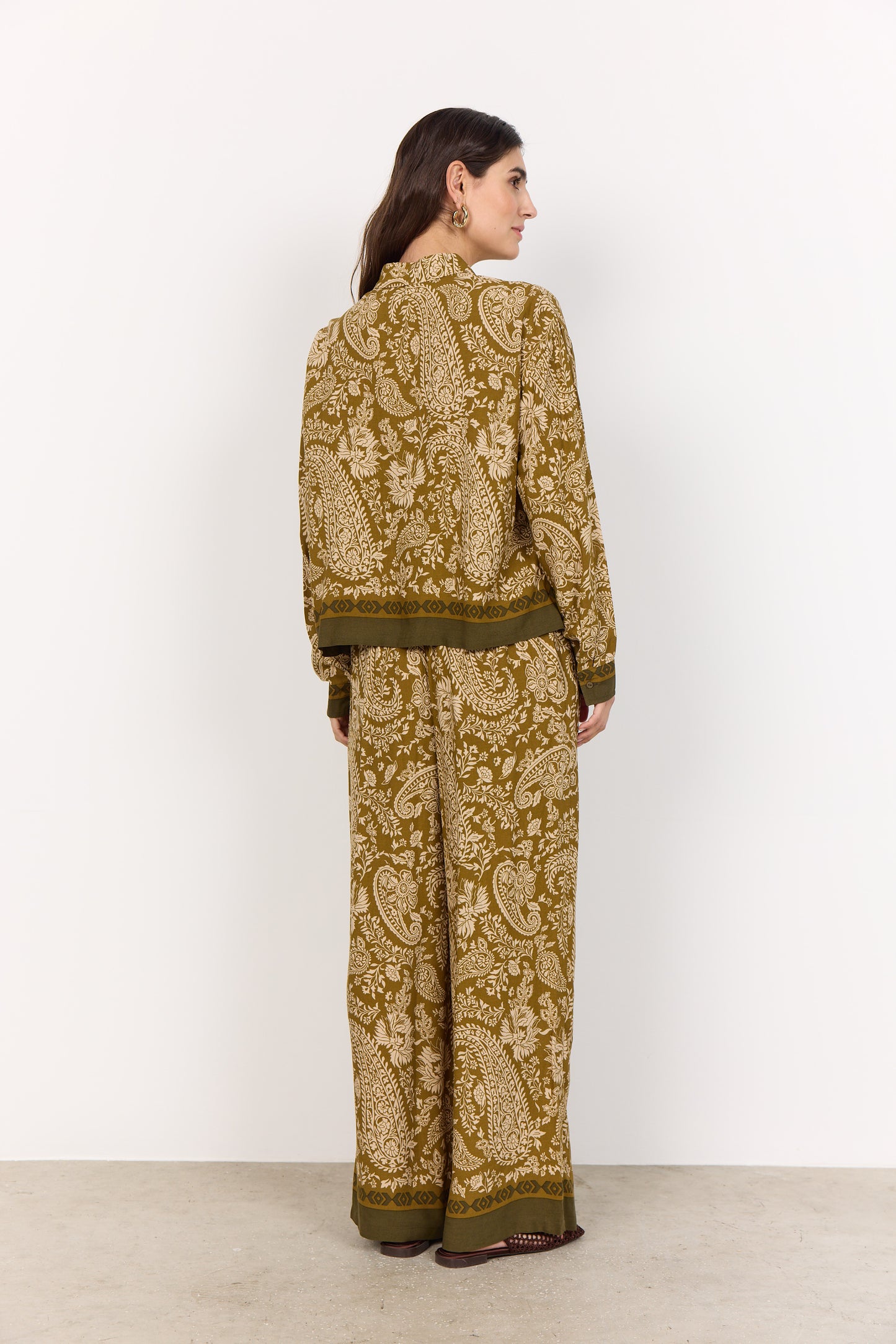 Paisley Patterned Trousers