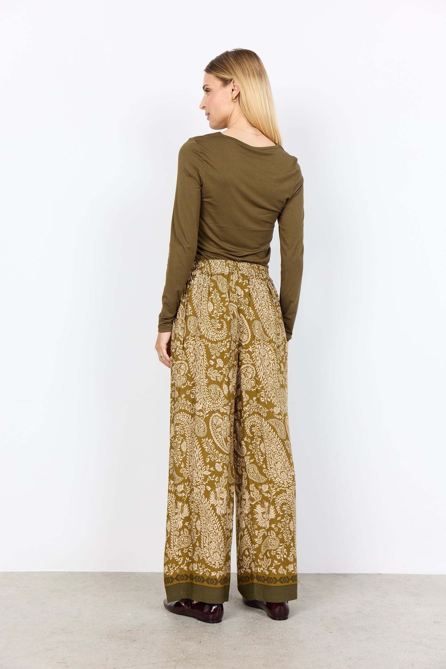 Paisley Patterned Trousers