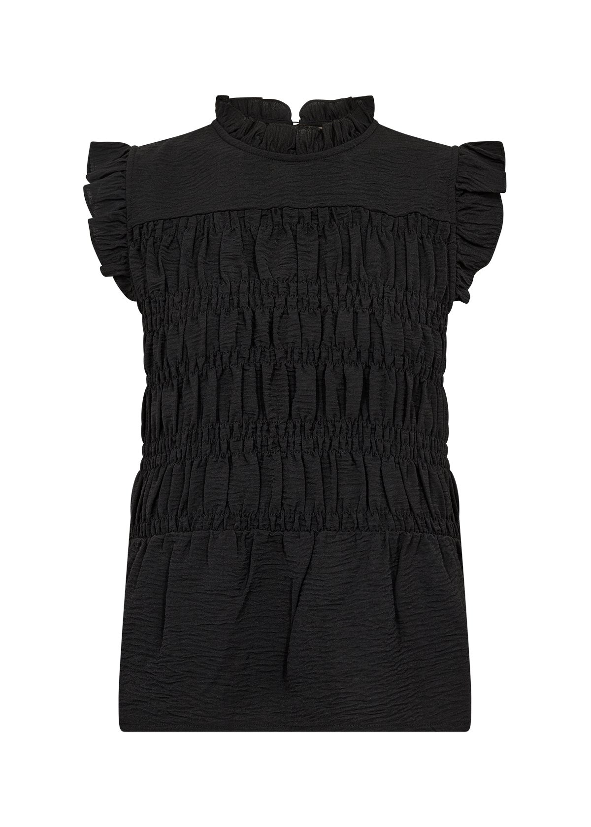 Sleeveless Black Top