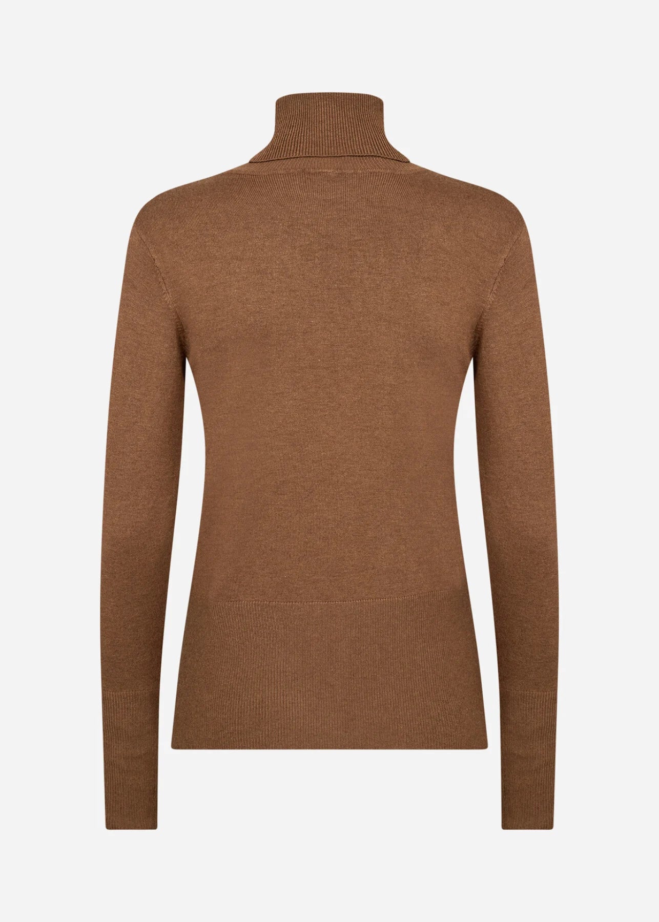 Polo Neck Jumper - Tan