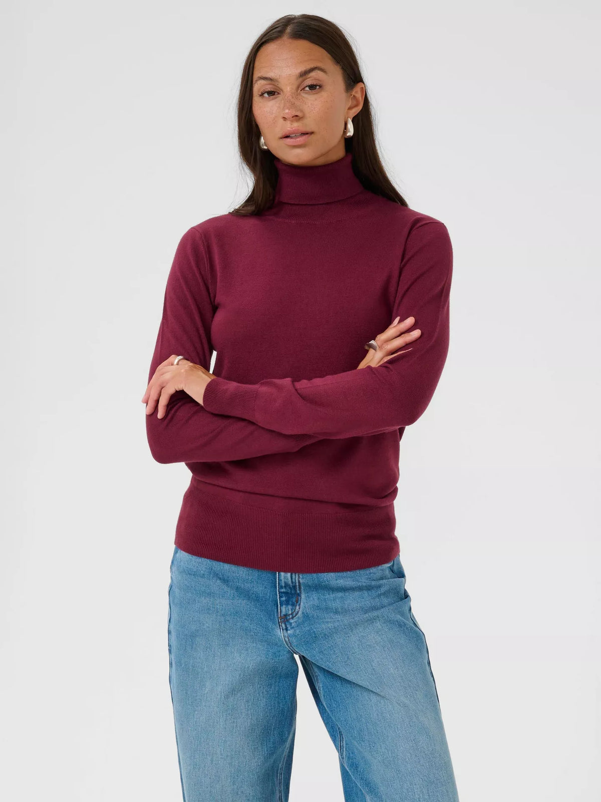 Roll Neck Pullover - Multiple Colours
