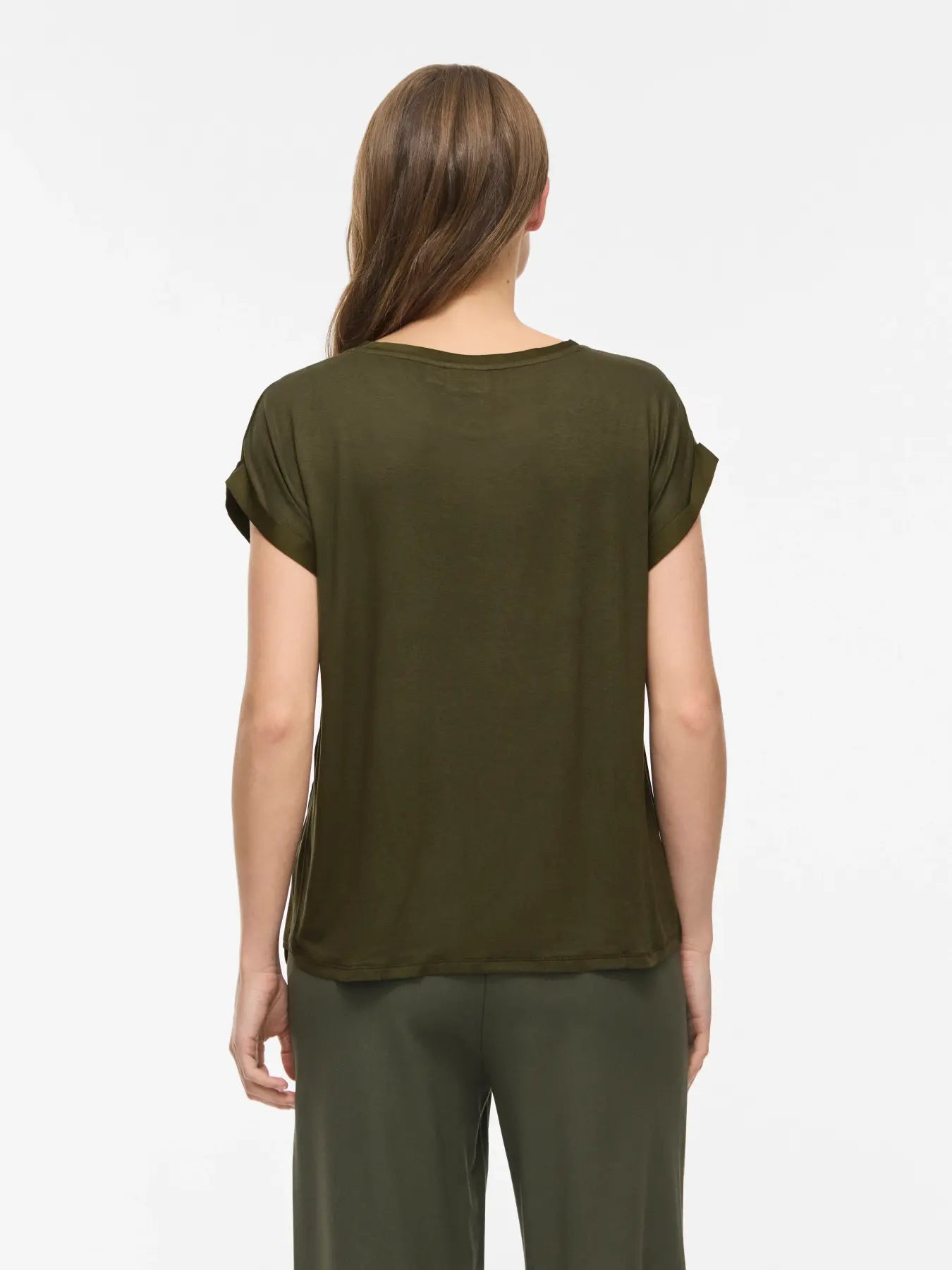 Satin Short Sleeve Top - Various Colours