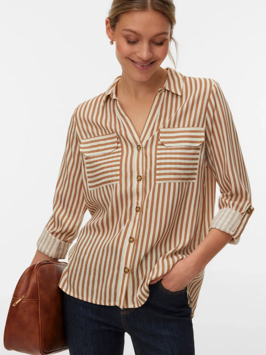 Shirt - Toffee Striped