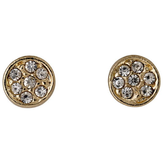 Sparkling Crystal Earrings - Gold Plated