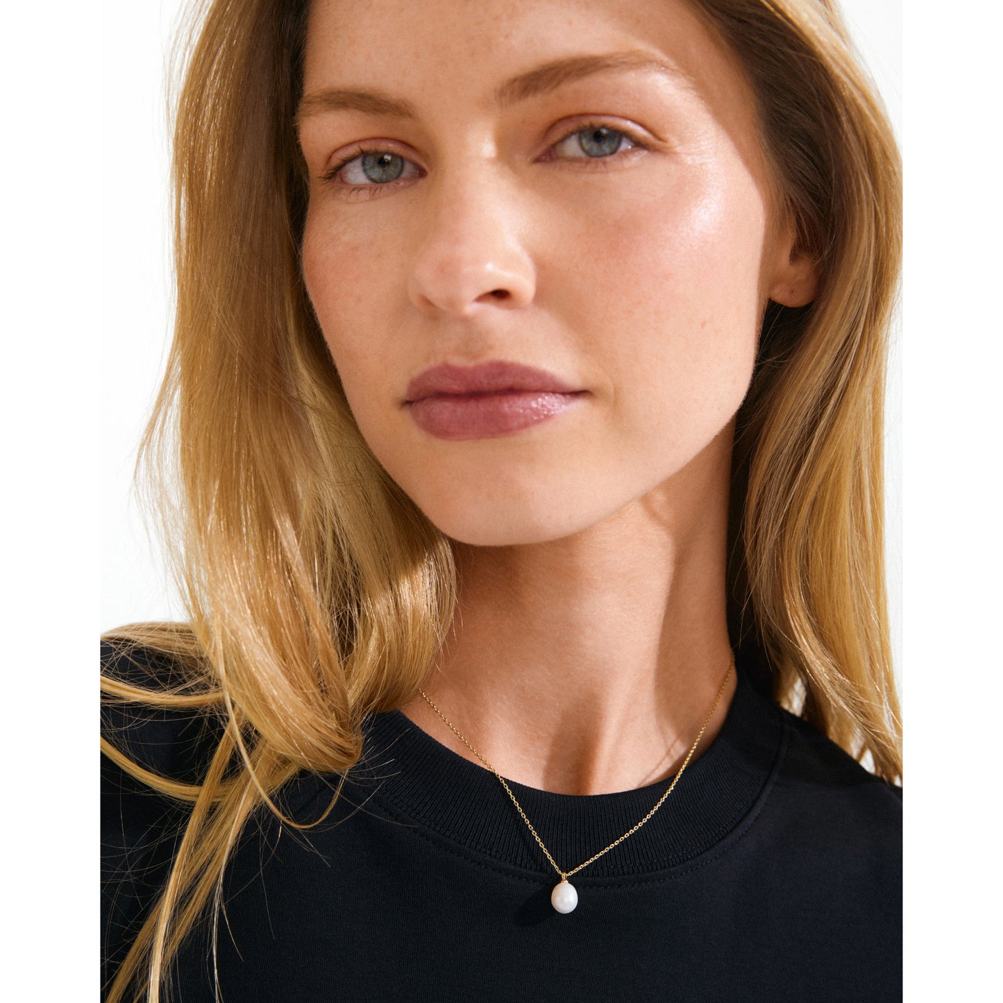 Freshwater Pearl Necklace Gold-Plated