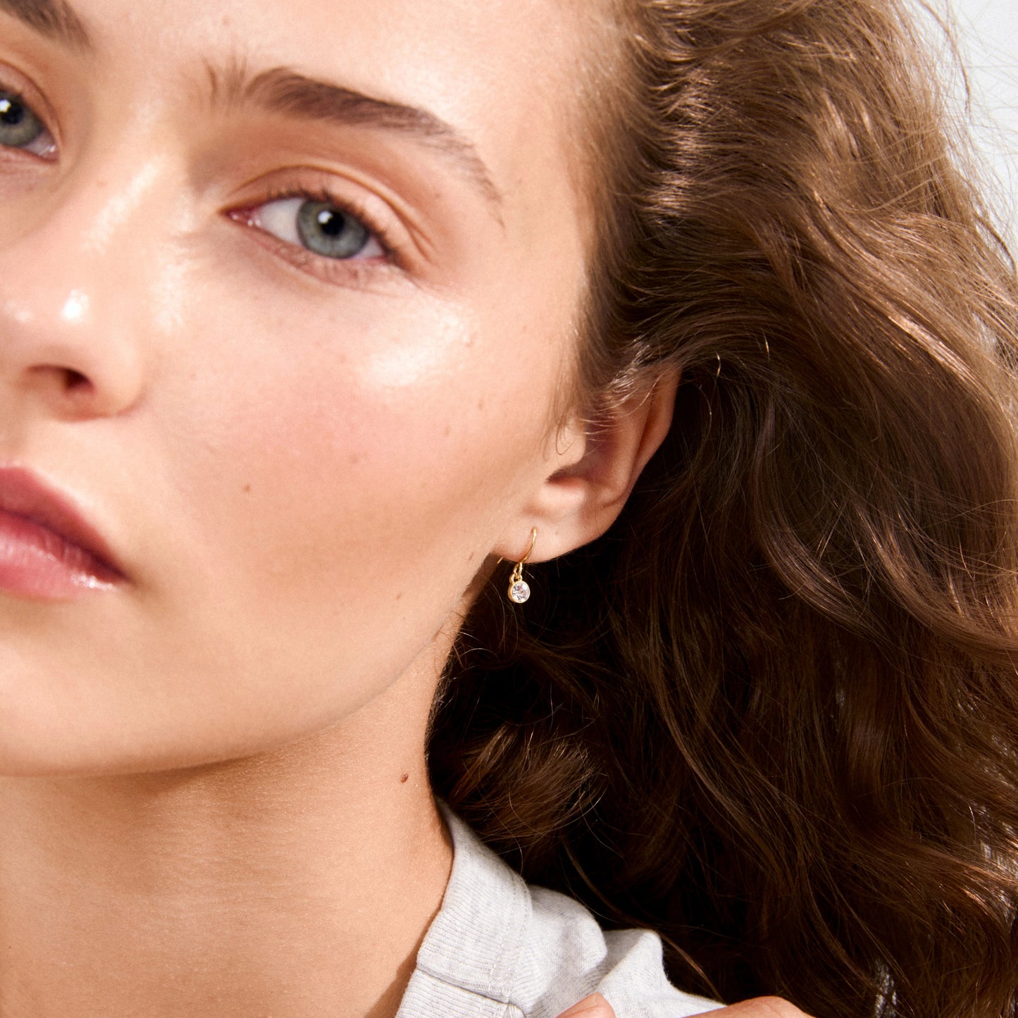 Crystal Earrings Gold-Plated