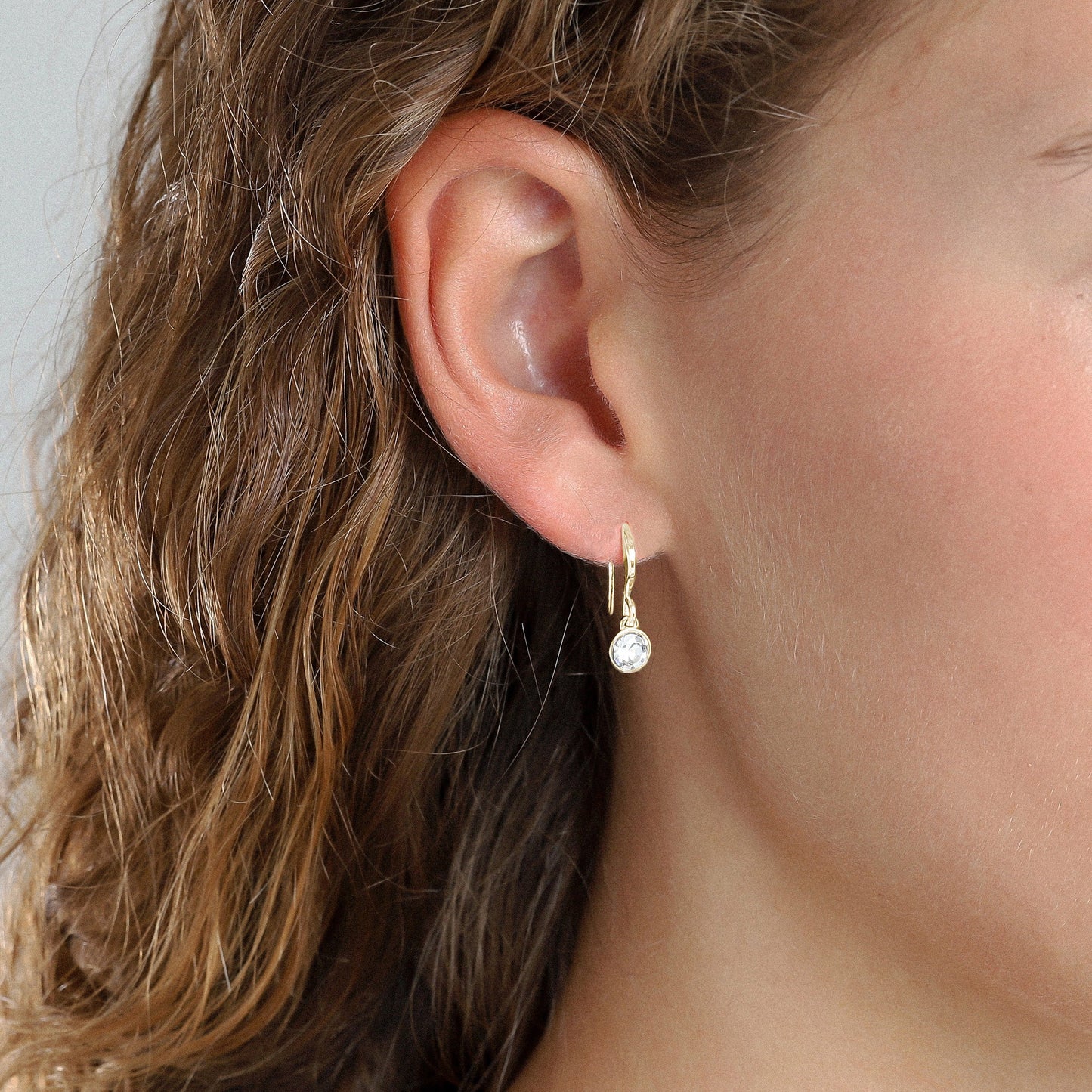 Crystal Earrings Gold-Plated