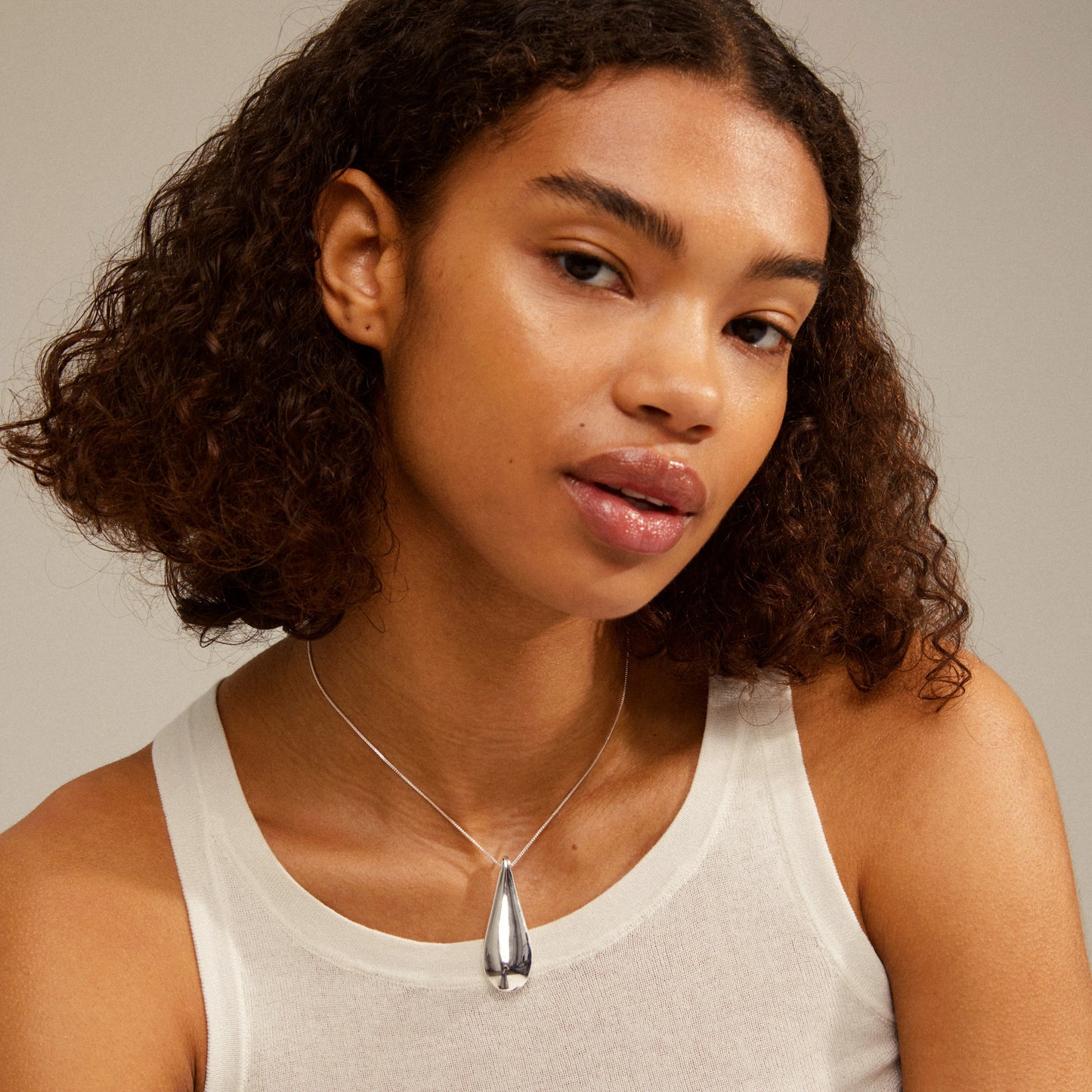 ALMA Necklace Silver-Plated