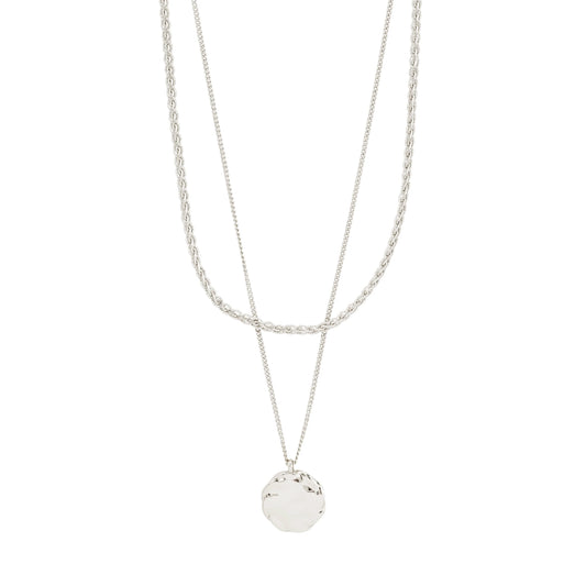 DECLAN Necklace 2-in-1 Set, Silver-Plated