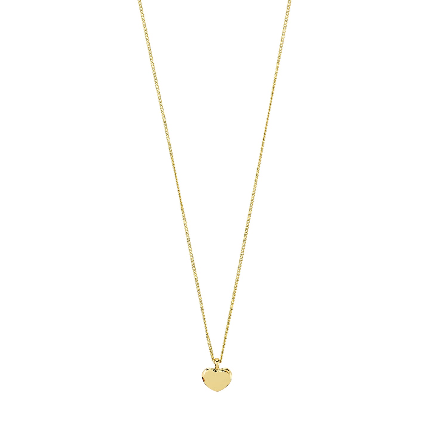 Heart Pendant Chain - Gold Plated
