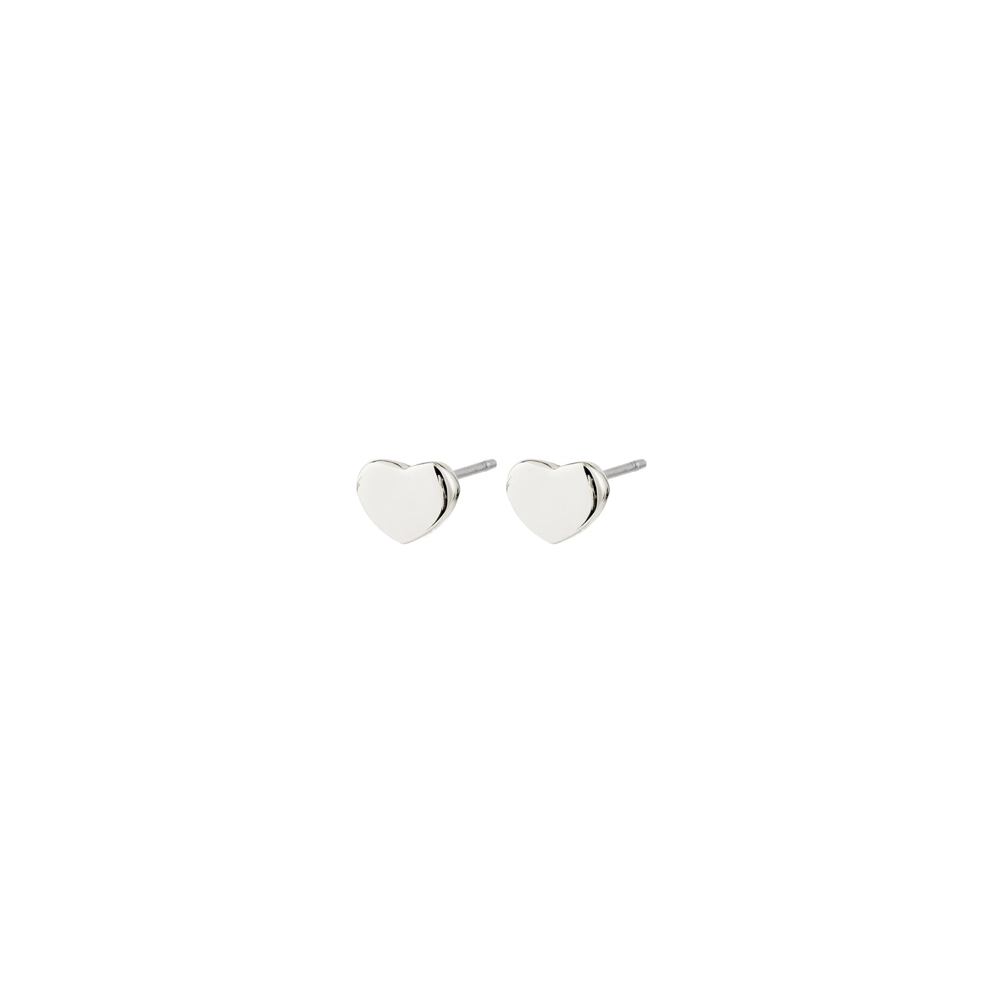 Heart Shaped Earrings - Gold And Silver Plated