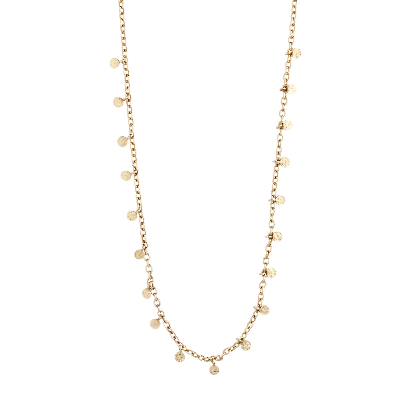 Boho Vibes Pendant With Light Catching Discs - Gold & Silver Plated