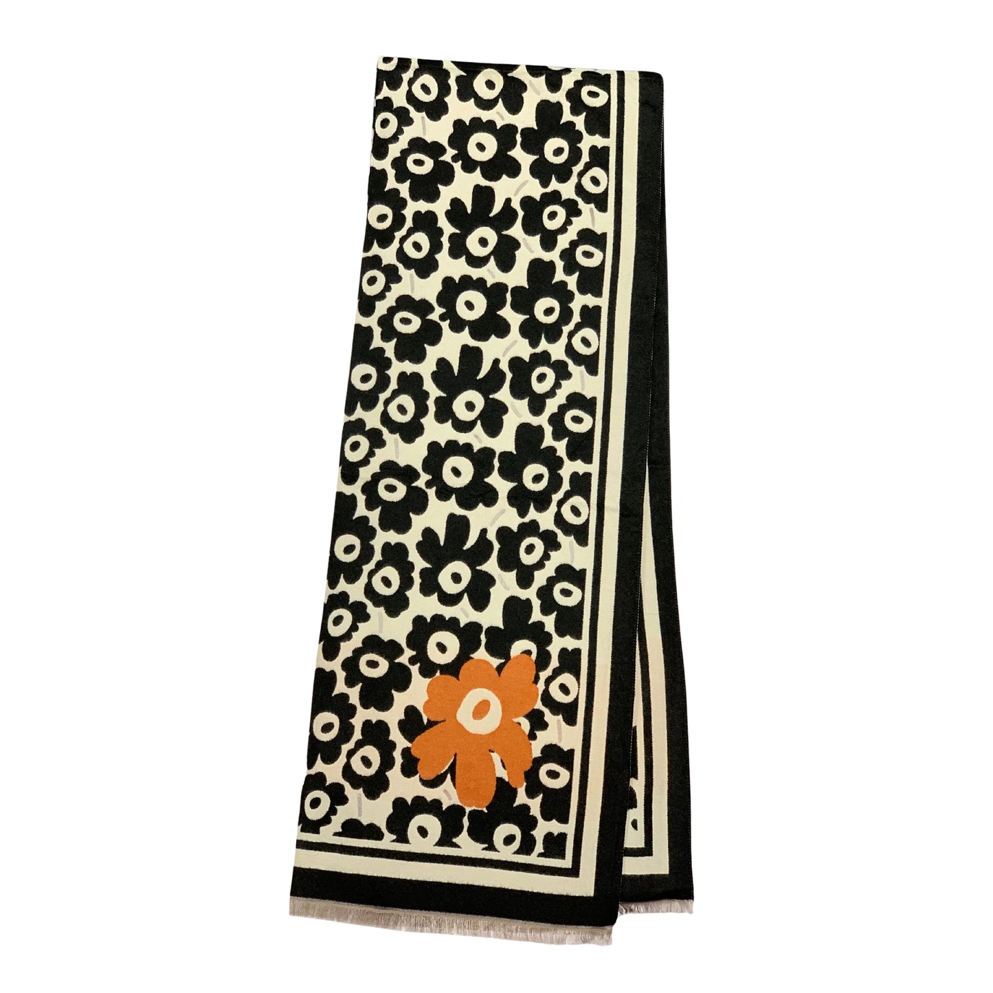 Flower Eye Print Cashmere Blend Scarf - Various Colours