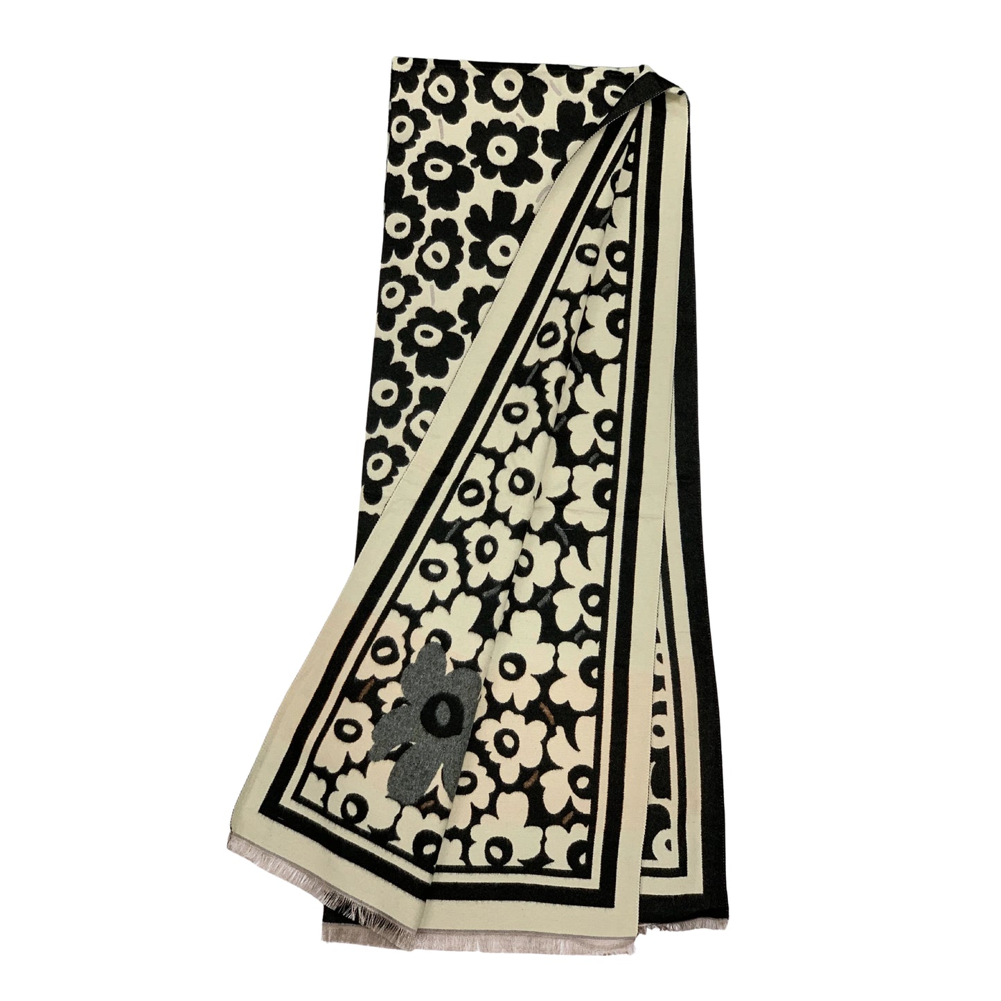 Flower Eye Print Cashmere Blend Scarf - Various Colours