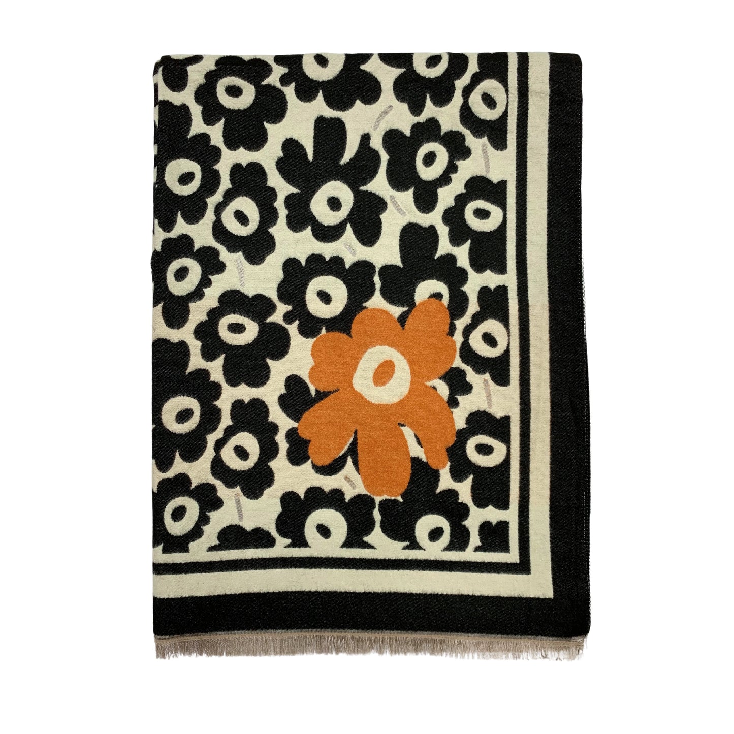 Flower Eye Print Cashmere Blend Scarf - Various Colours