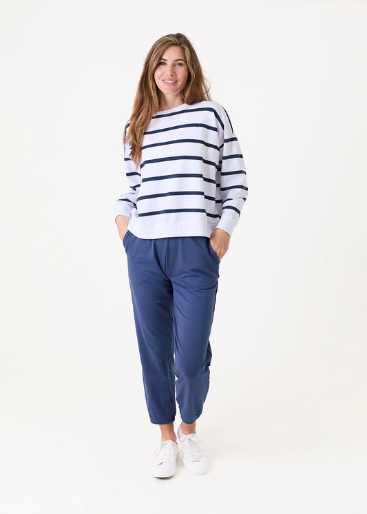 Elasticated Cuff Drawstring Joggers - Blue, Khaki, Black & Navy
