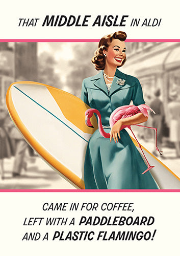 Greeting Card - Middle isle in Aldi