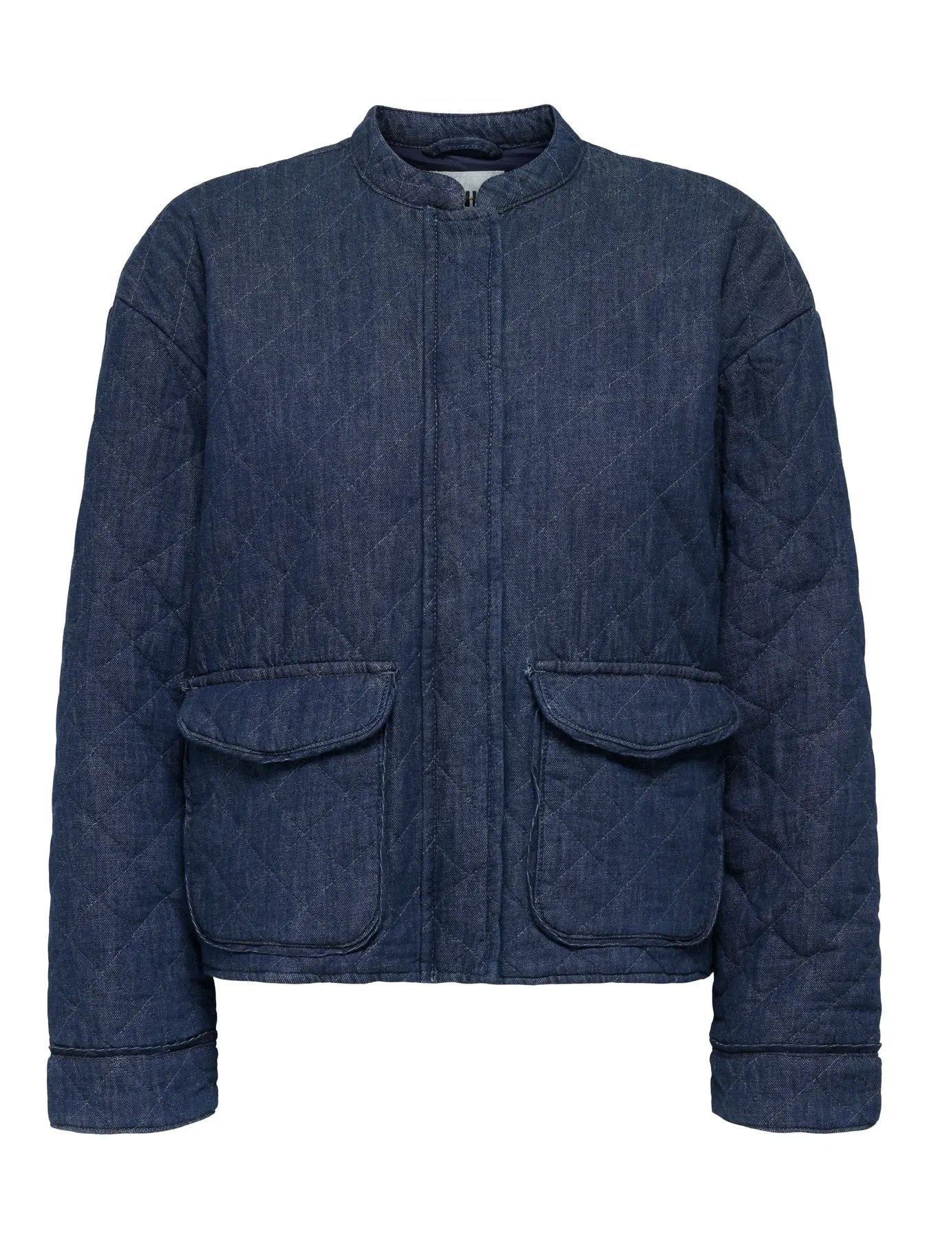Lightweight Quilted Denim Jacket