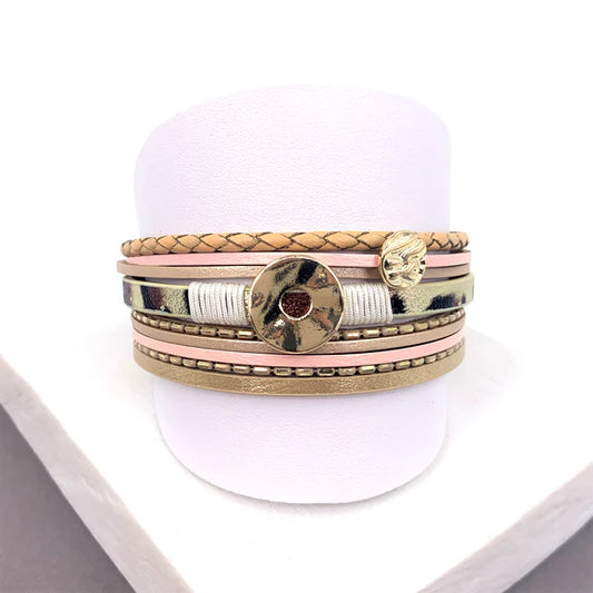 Animal Print Cuff Bracelet