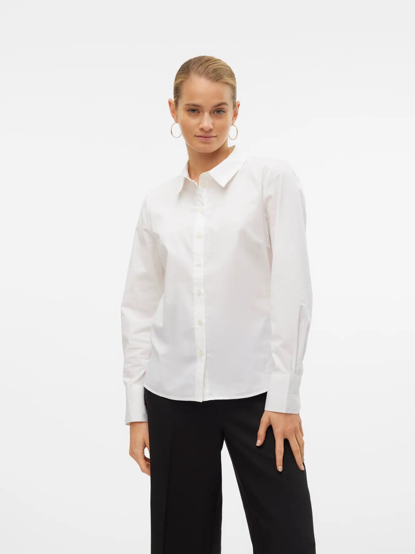 White Fitted Shirt