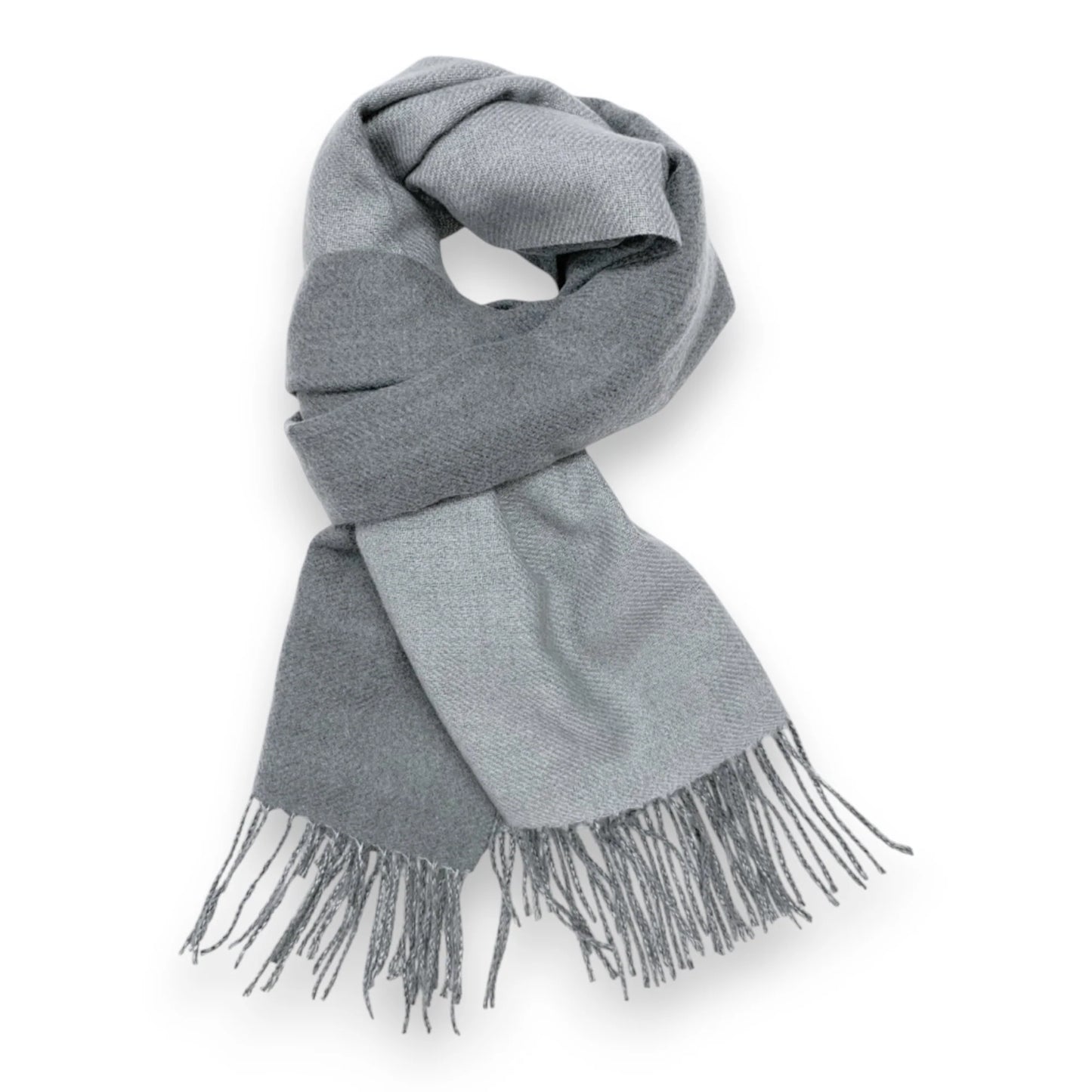 Premium Two-Tone Cashmere Blend Winter Scarf - Various Colours