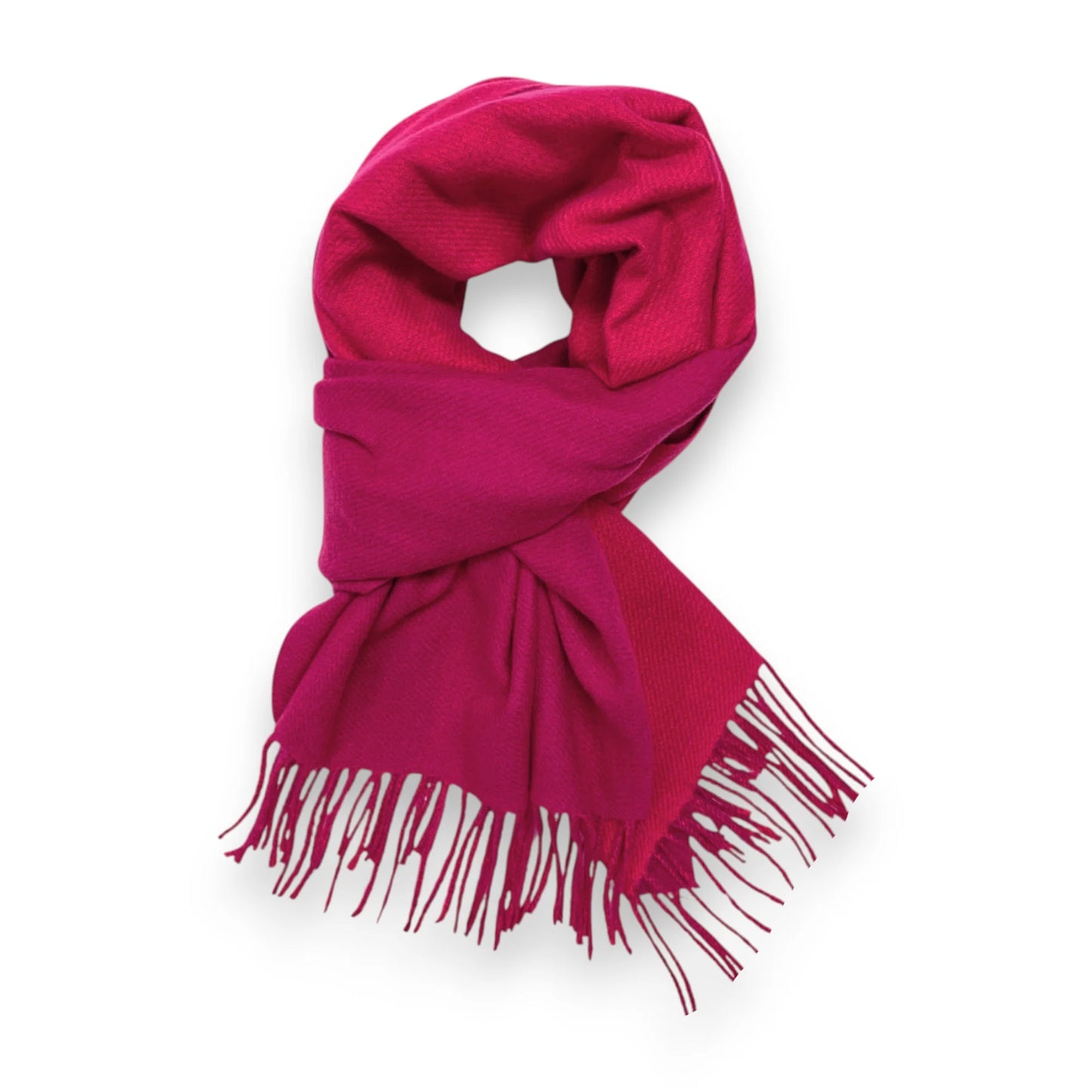 Premium Two-Tone Cashmere Blend Winter Scarf - Various Colours