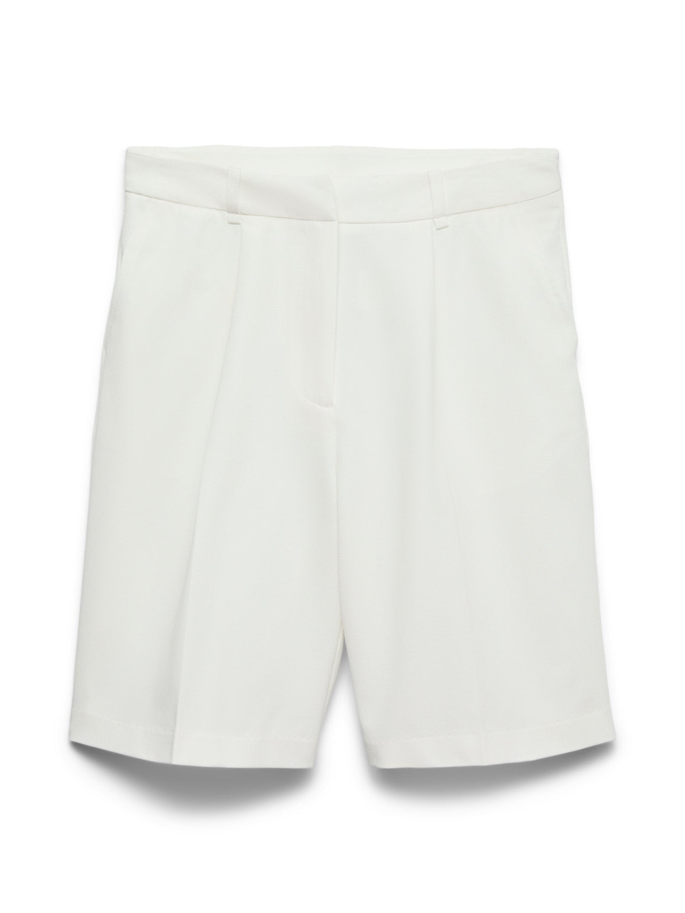 Tailored Knee Shorts - White or Black