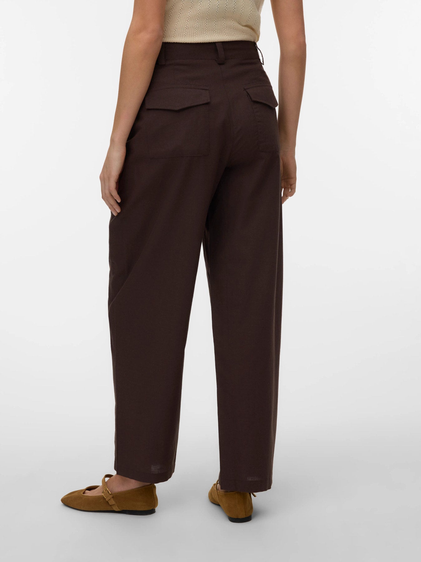 Loose Fit Barrel Trousers