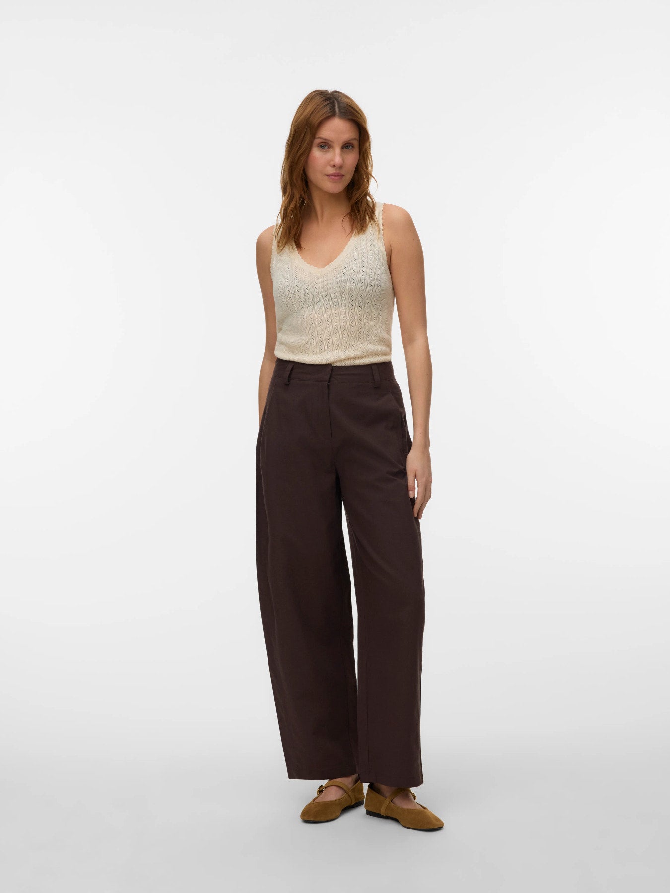 Loose Fit Barrel Trousers