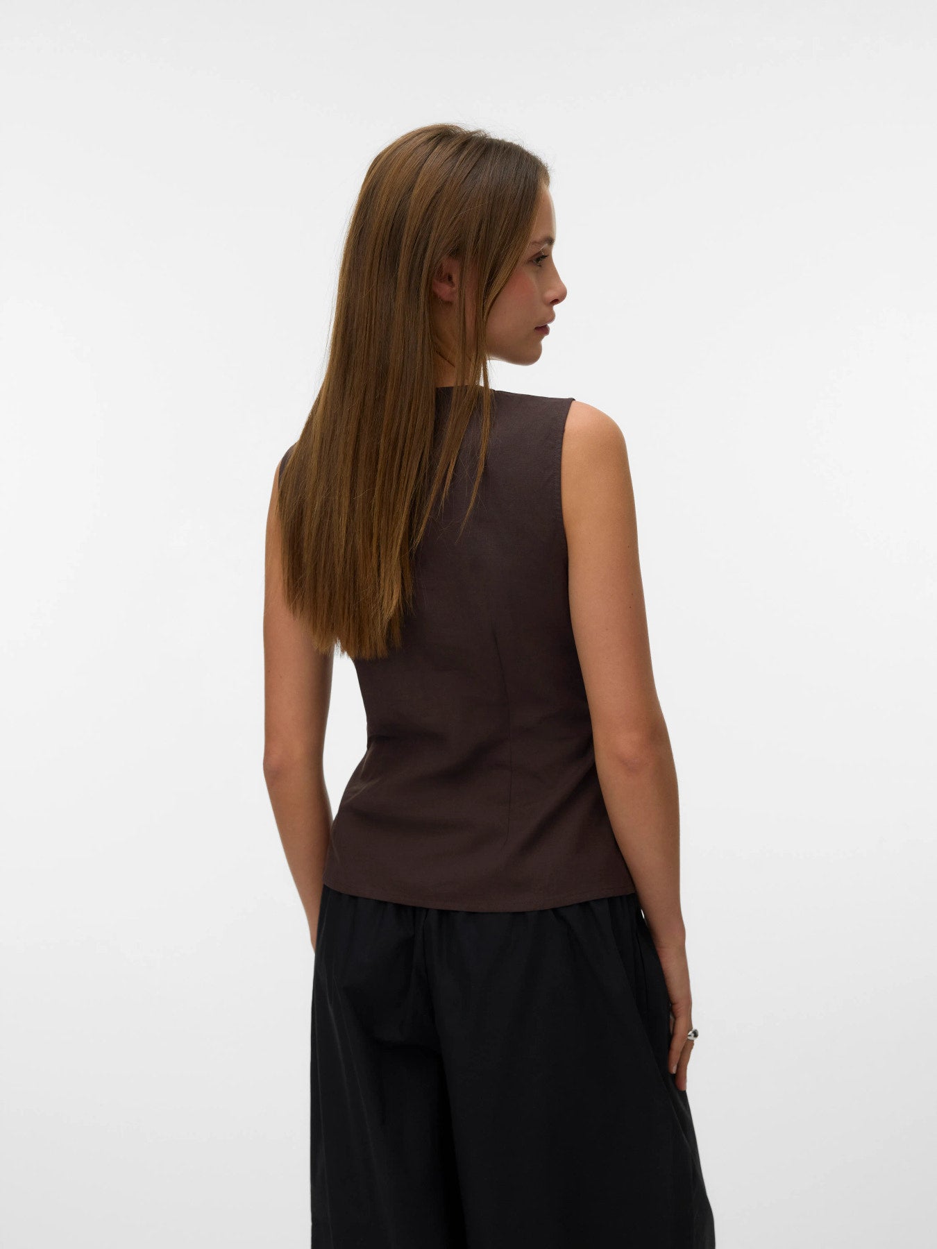 Summer Sleeveless Buttoned Waistcoat