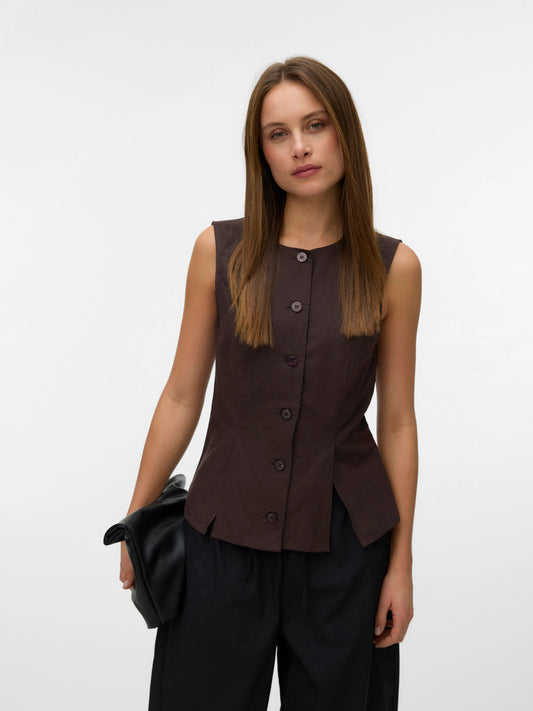 Summer Sleeveless Buttoned Waistcoat