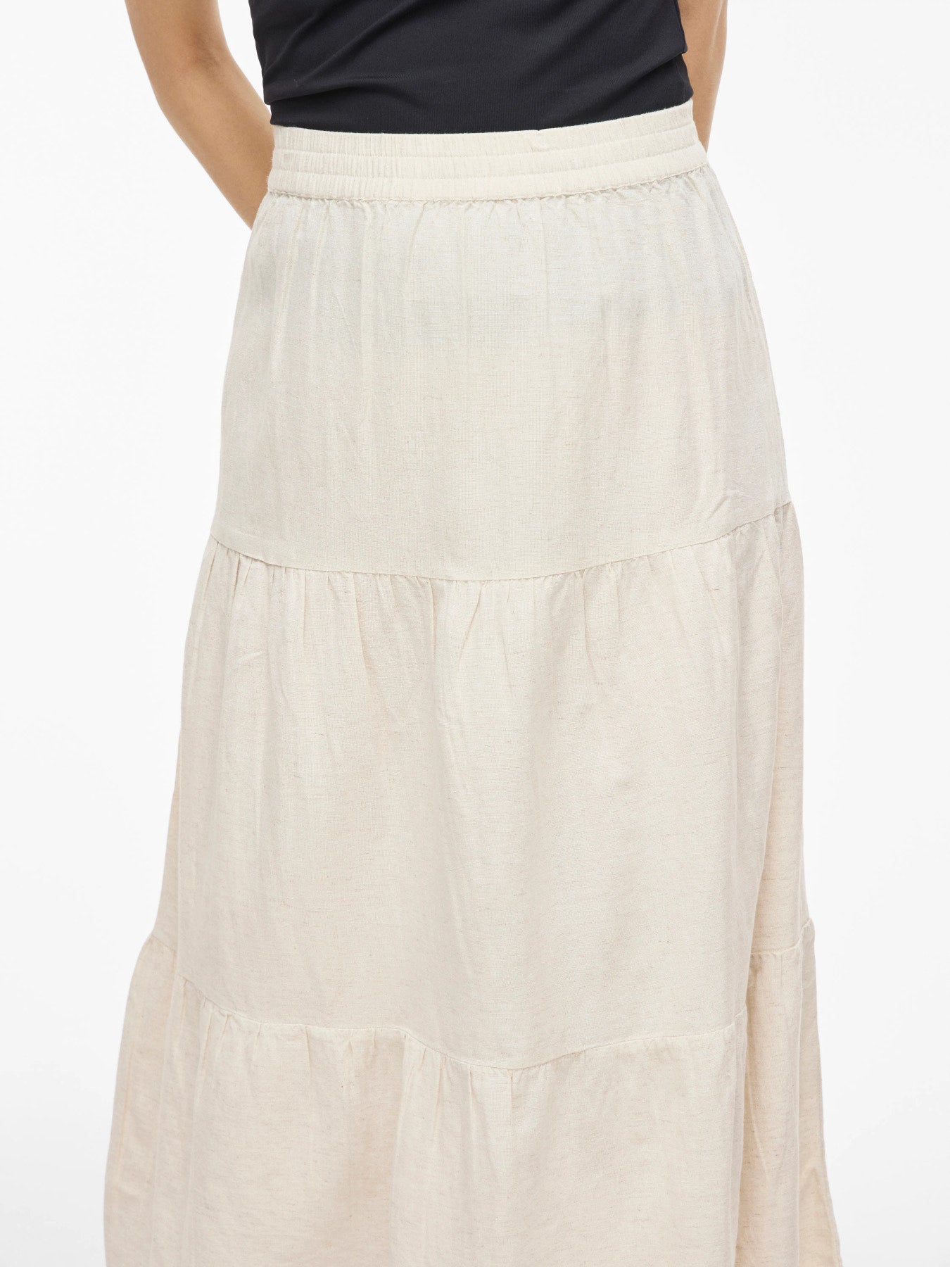 Hight Waisted Midi Skirt