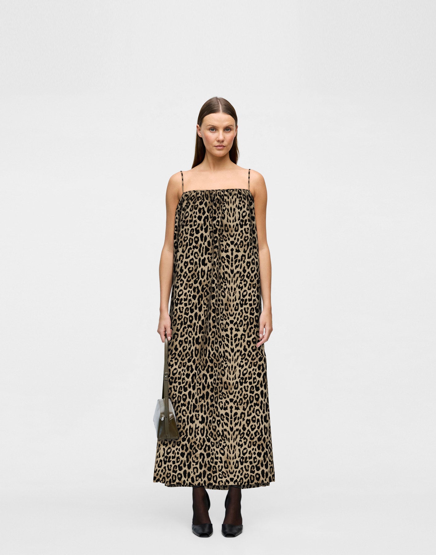 Singlet Maxi Dress - Leopard or Birch Print