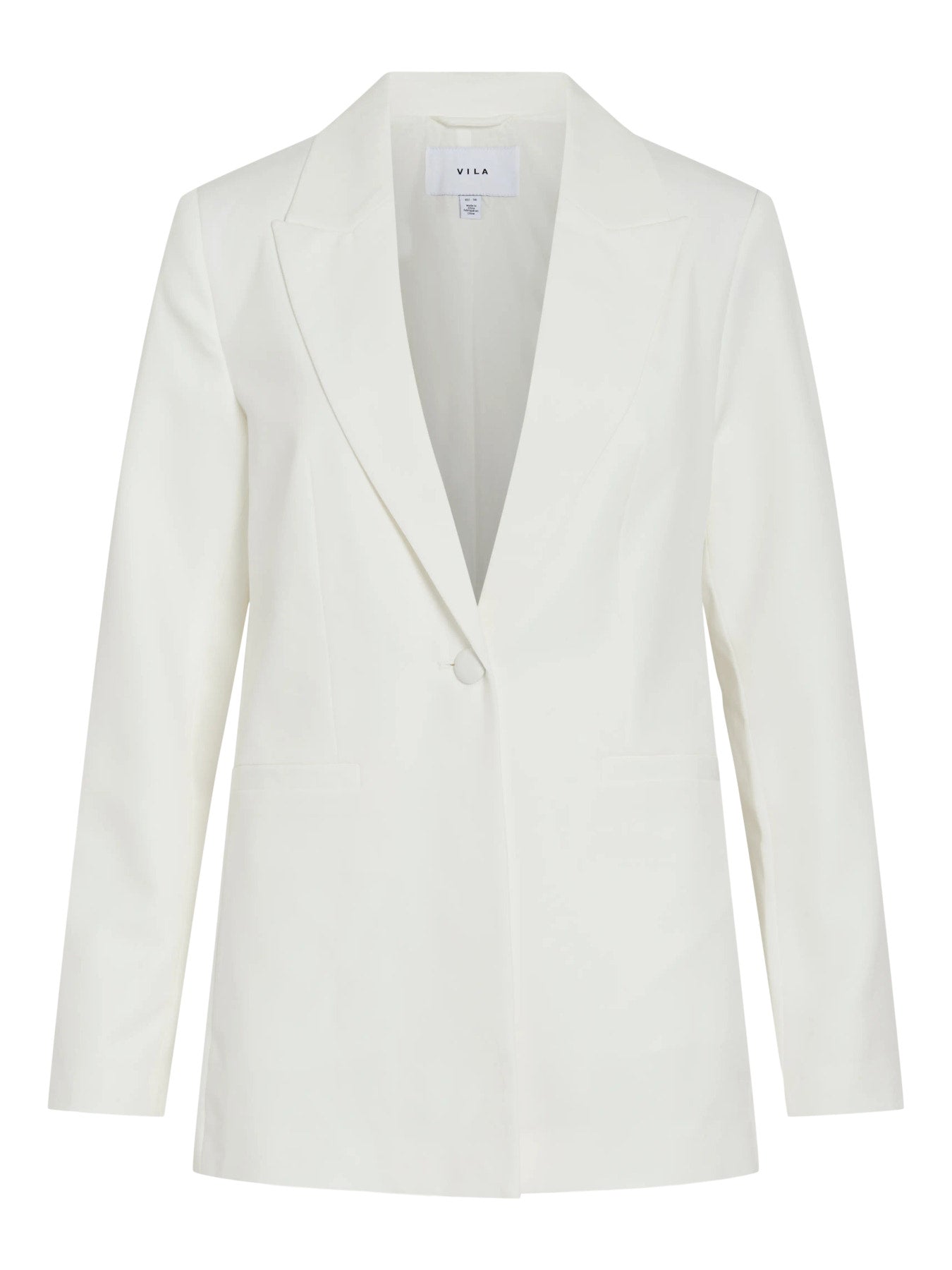 Spread Collar Long Sleeve Blazer
