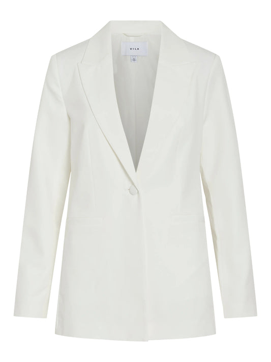 Spread Collar Long Sleeve Blazer