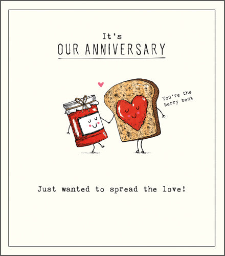 Greeting Card - Anniversary Spread The Love