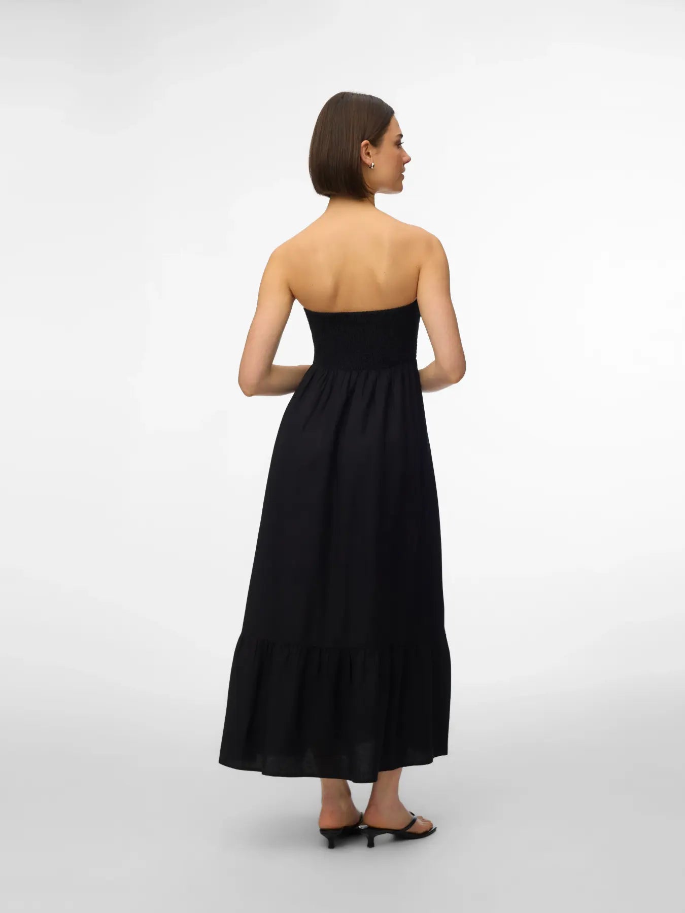 Black Bandeau Maxi Dress