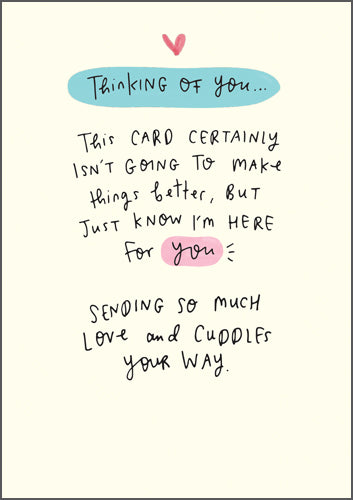 Greeting Card - Thinking Of You Card