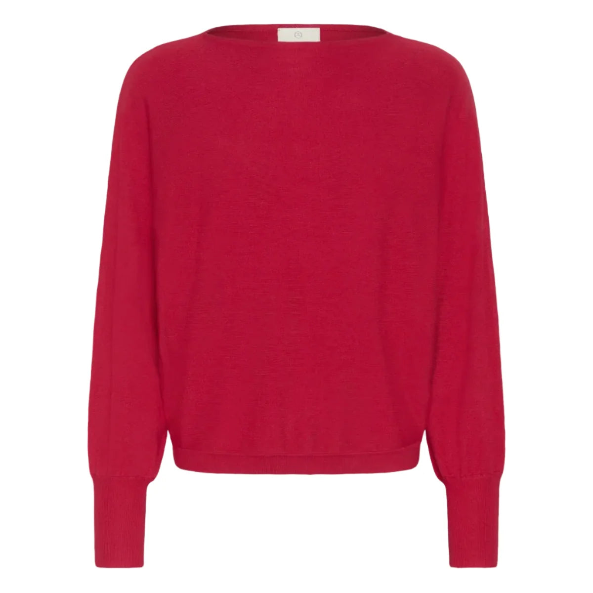 Fine Knit Batwing Jumper - Red, Beige or Blue
