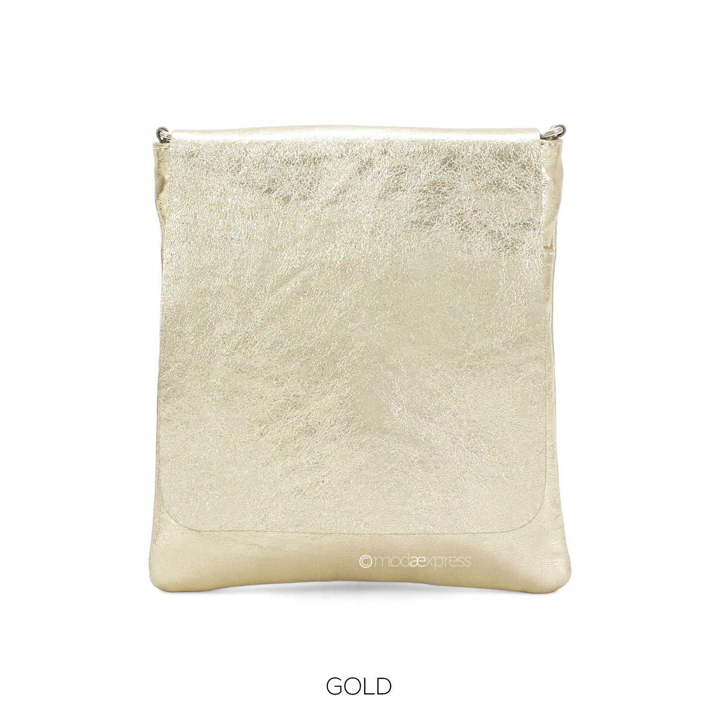 Leather Medium Bum Bag - Gold