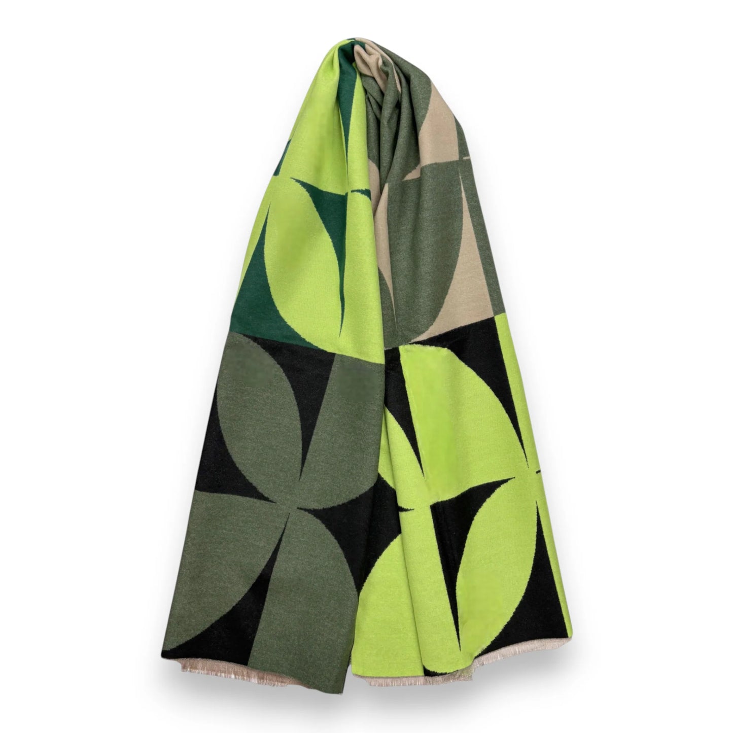 Retro Print Cashmere Blend Winter Scarf - Various colours