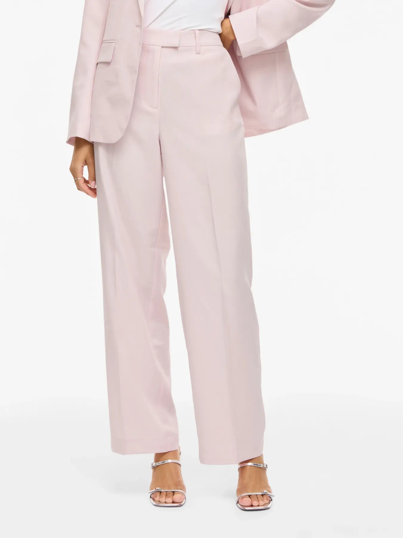 Baby Pink Tailored Trouser