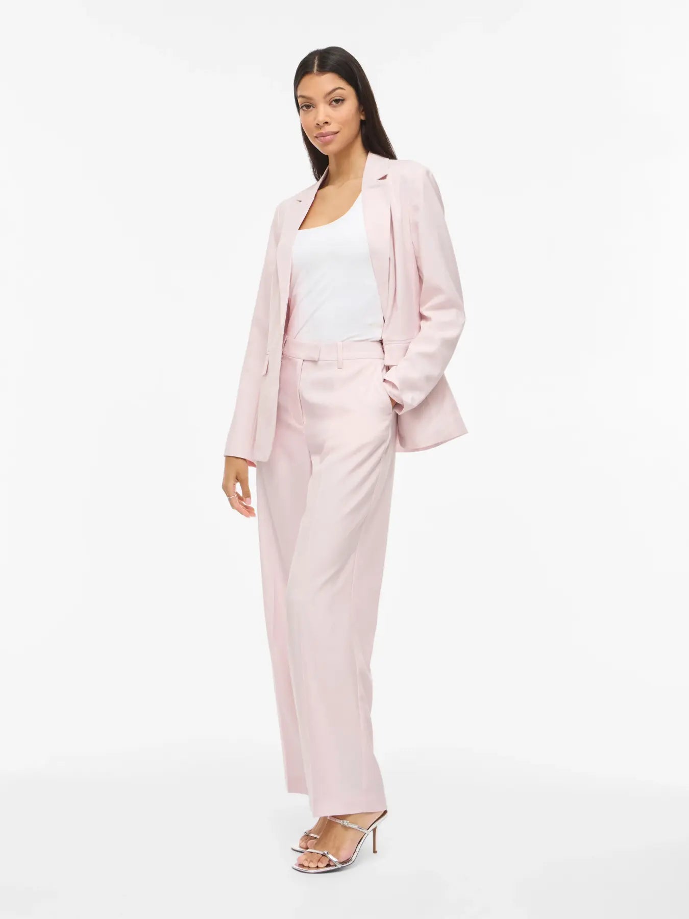 Baby Pink Tailored Trouser