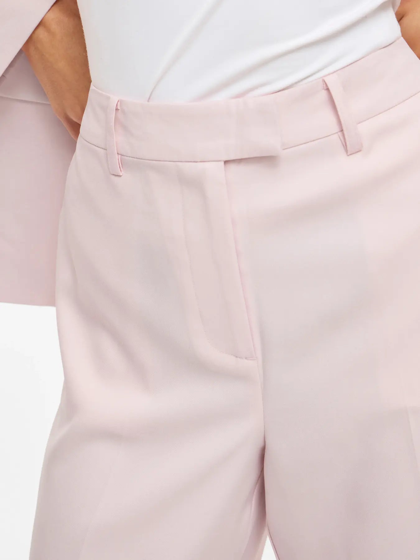 Baby Pink Tailored Trouser