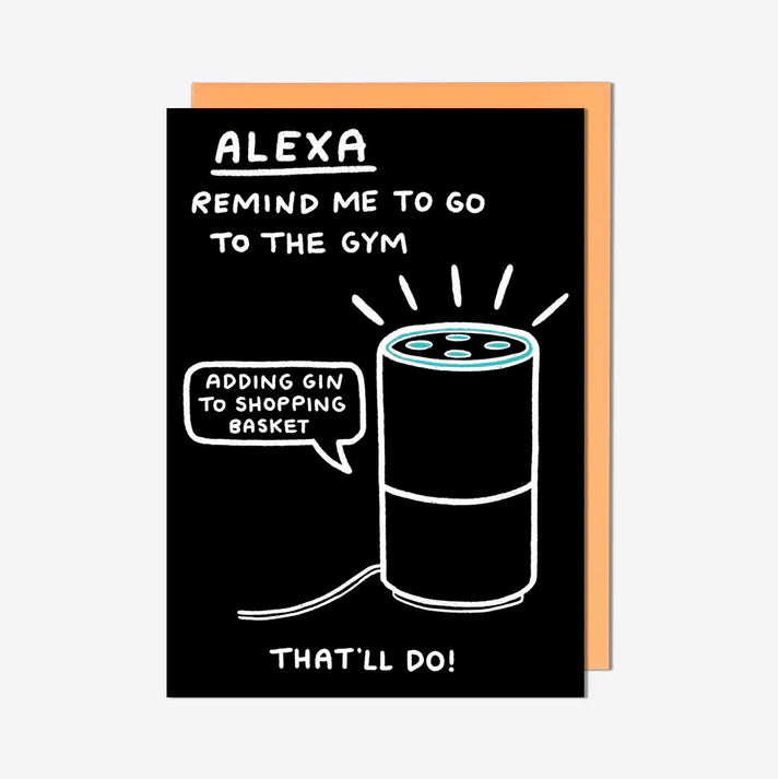 Greeting Card - Alexa