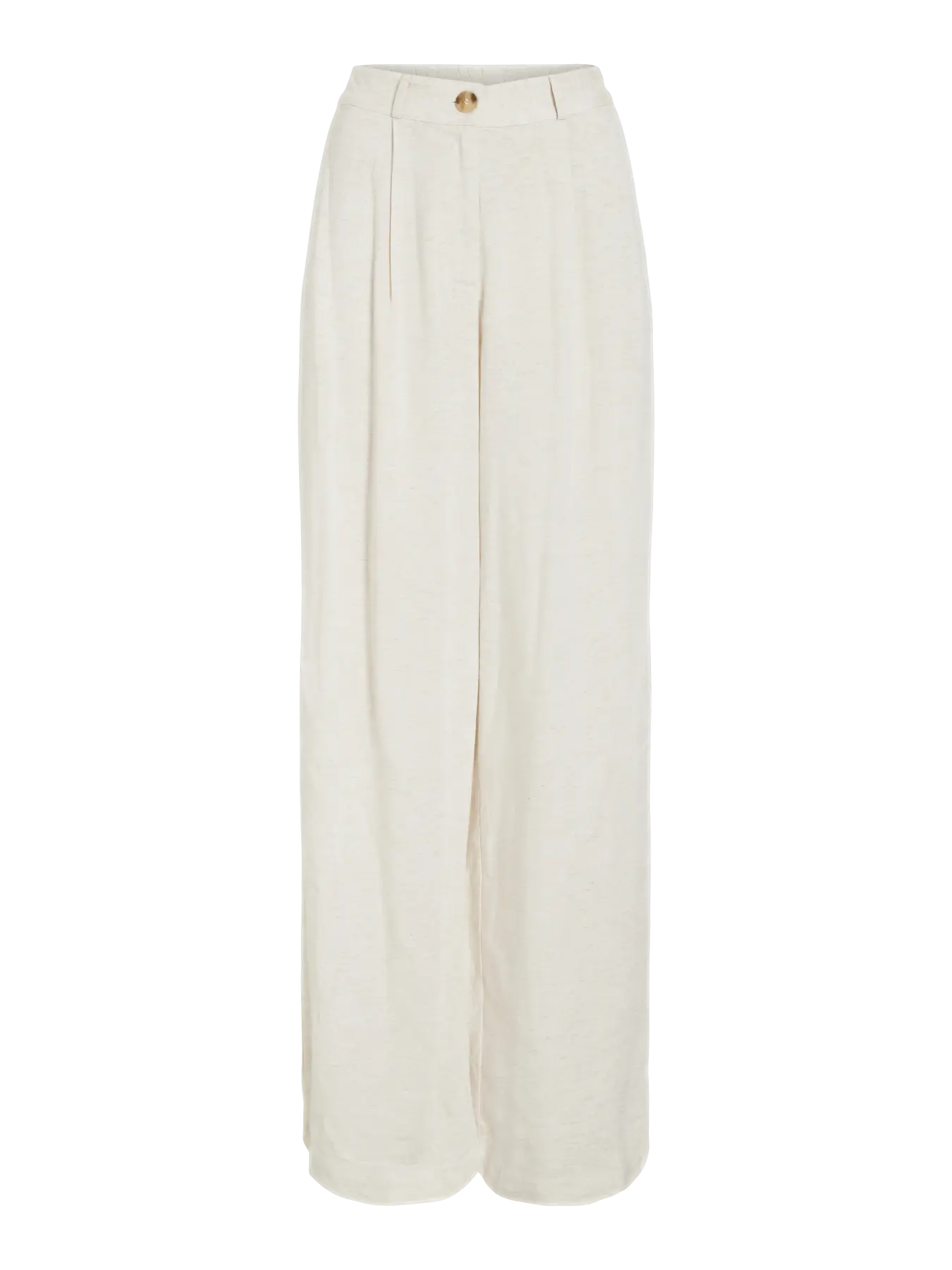 Linen Mix Trouser - Oatmeal or Brown
