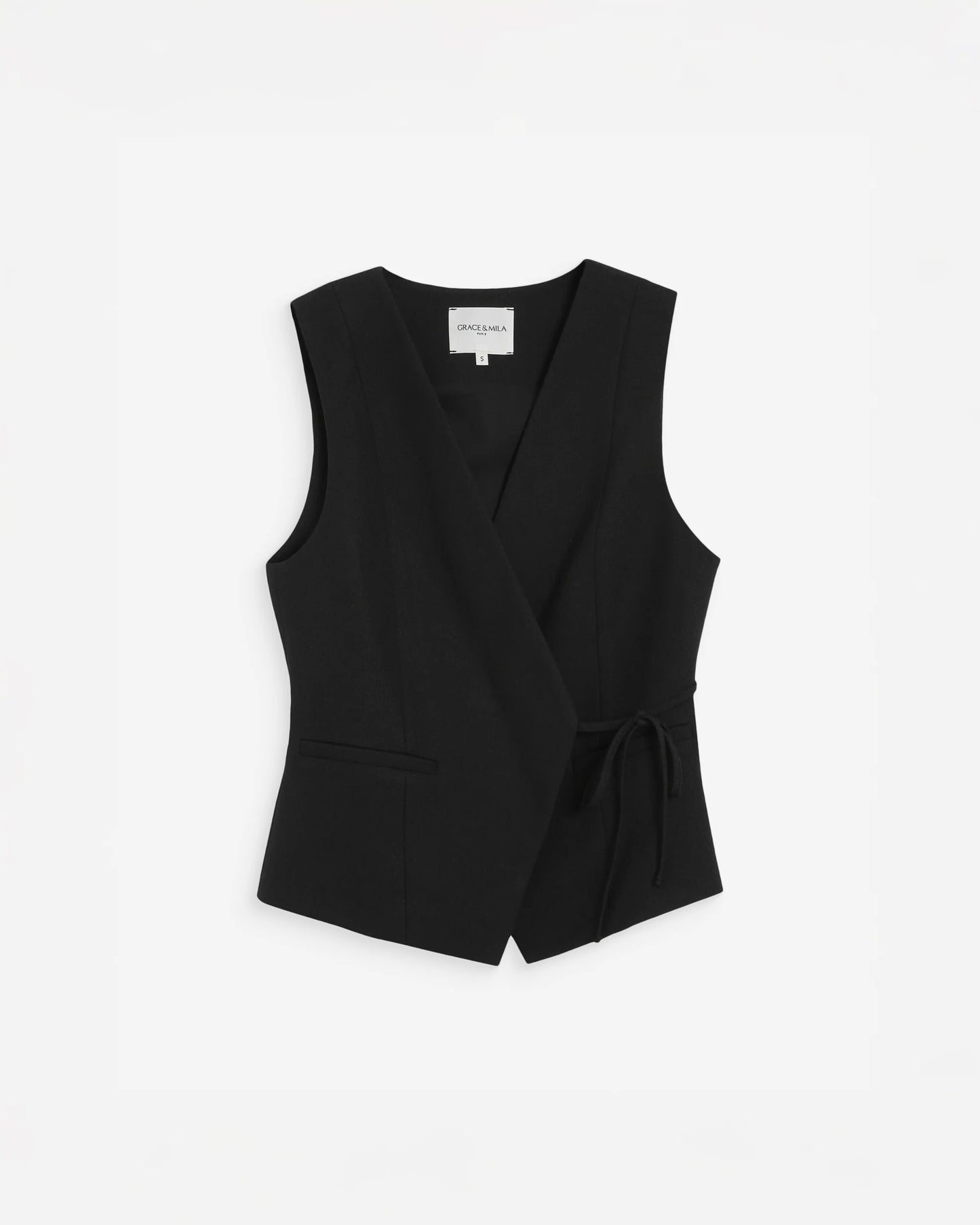 Tailored V Neck Waistcoat - Oatmeal or Black